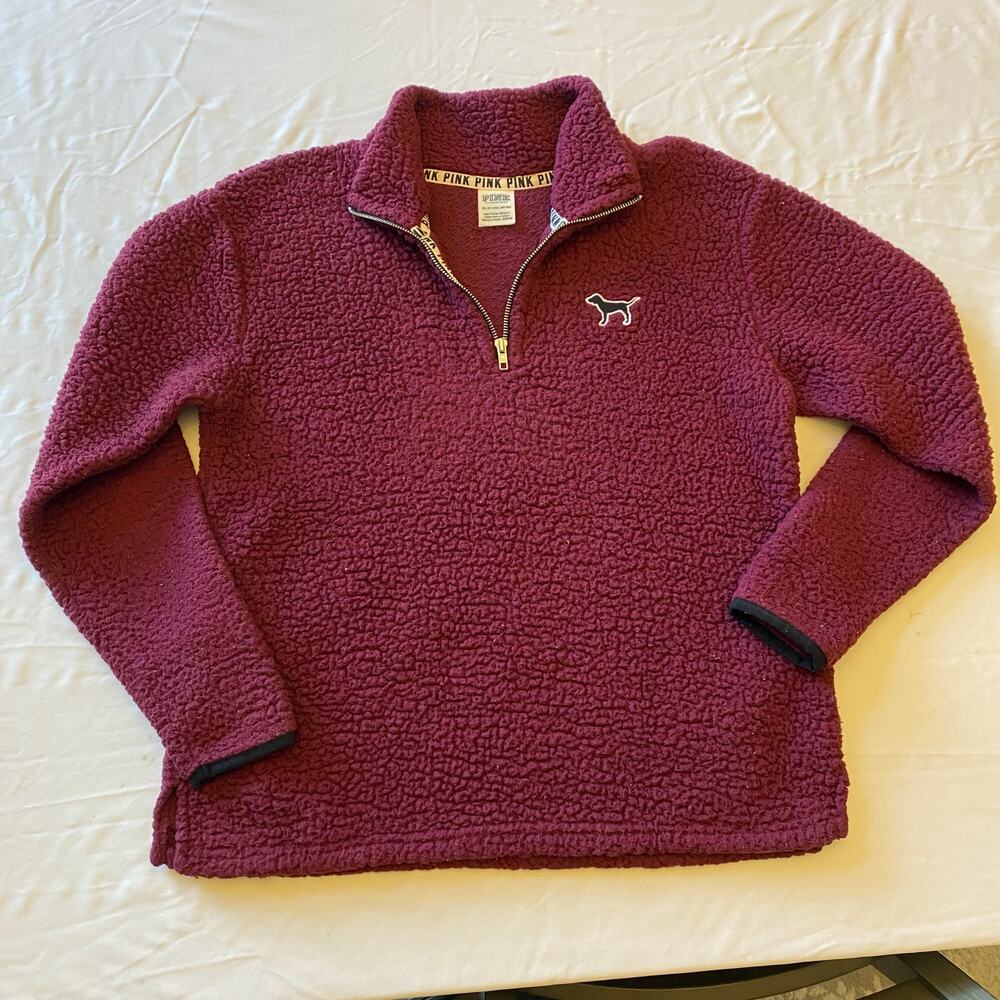 Fluffy Pink Quarter Zip Pullover Sweater | Cozy